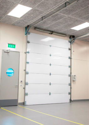 двери стальной пластины 0.4мм коммерчески секционные надземные с горячим гальванизированным оборудованием