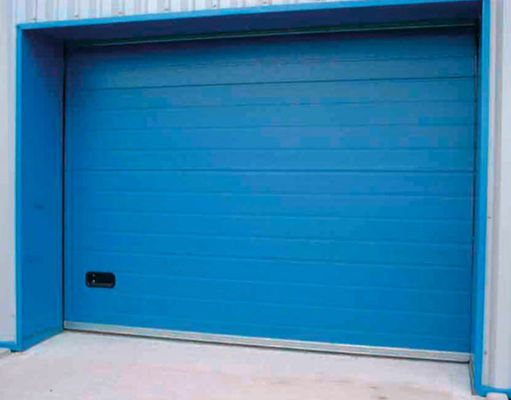 Изготовленная на заказ дверь гаража изолированная цветом секционная коммерчески надземная