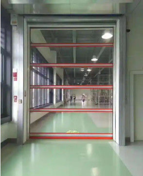 Полный вид Алюминиевые изолированные гаражные двери 1,2 мм - 2,0 мм Плоская наружная прозрачная