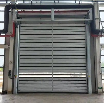 Промышленная алюминиевая прозрачная высокоскоростная спиральная дверь безопасность и эффективность в одной промышленной автоматической скоростной двери