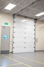 Промышленные изолированные секционные двери для покрытия порошка надземной панели дома 40mm