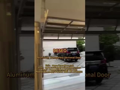 Алюминиевая секционная дверь