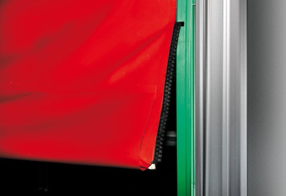 Водонепроницаемая дверь с быстрым замыкателем из ПВХ высокая скорость 35-65 градусов по Цельсию Китай Чистая мастерская ПВХ ткани быстрые дверцы