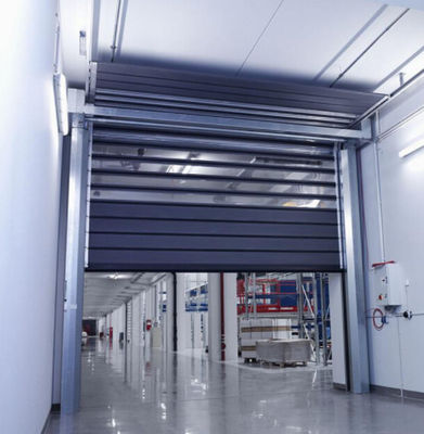 Металл 2.5m двери шторки секционный высокоскоростной спиральный свертывая промышленный высокоскоростной/s