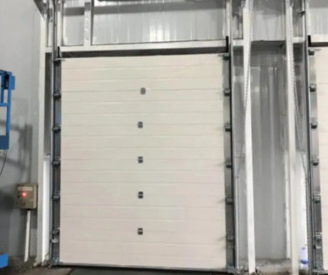 Двери изолированные сталью секционные надземные, коммерчески секционные двери