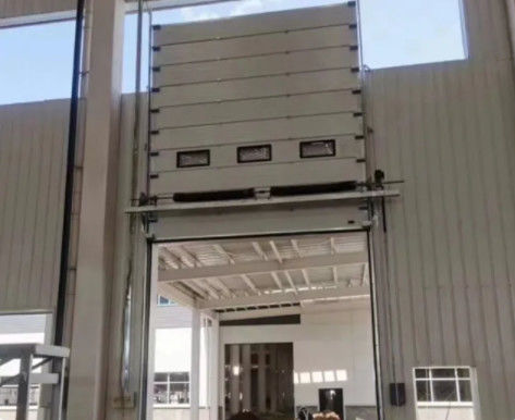 Изолированный электрический секционный надземный дверей удаленный/ручной контроль