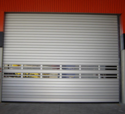 Сплав гаража виллы алюминиевый свертывает вверх спиральную дверь с дистанционным управлением
