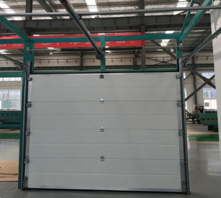 Промышленные секционные стальные двери, изолированные, наполненные пером, автоматически сформированные