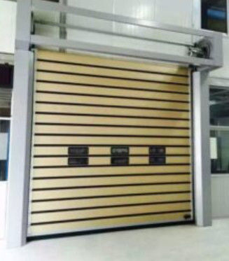 Алюминиевые прозрачные высокоскоростные спиральные двери безопасность эффективность автоматический склад