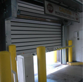 Алюминиевые прозрачные спиральные крыльцовые двери безопасность эффективность индивидуальные электрические рулон для гаража