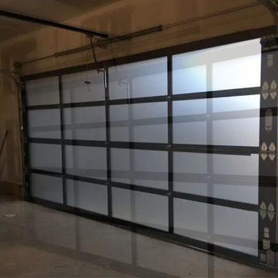 Модерн Алюминиевая секционная дверь Ручная или автоматическая звукоизоляция Белая/коричневая/серая/черная секционная алюминиевая панель