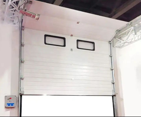 50mm-80mm Толщина изолированная секционная крытая дверь для хранилища и коммерческого оптового товара дешевые цены гаражная дверь