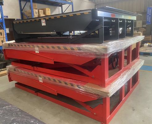 25000-40000LBS Вместимость Безопасный мастерский по проектированию Автоматическая доковая плита Доковая дверь Нивелировщики тяжеловесные гидравлические