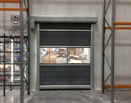 Низкое содержание высокая скорость ПВХ Roll Up Rapid Shutter Door 304 материал из нержавеющей стали для теплоизоляции