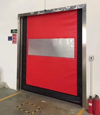 Длительный срок службы современный высокоскоростной ПВХ Roll Up Rapid Shutter Door 304 материал из нержавеющей стали Автоматическое хранение ПВХ замороженный охладитель двери