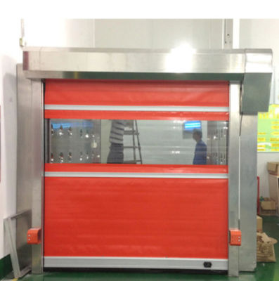 Высокоскоростной ПВХ Roll Up Rapid Shutter Door 304 из нержавеющей стали Современная изоляция быстрая работа