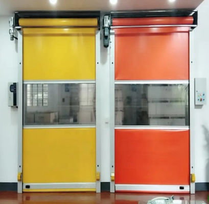 Промышленный пылеупорный склад Rolling PVC высокоскоростные двери высокоскоростные роликовые жалюзи