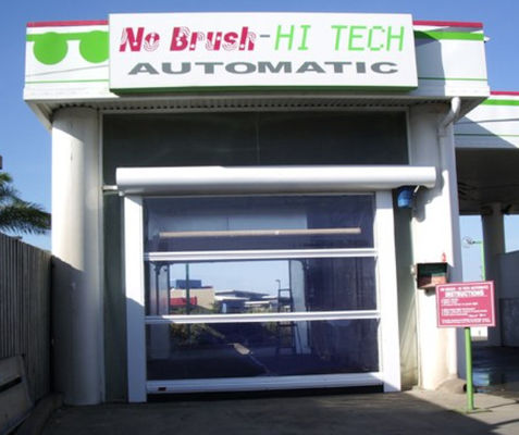 Тяжелая стальная конструкция высокая скорость ПВХ Roll Up Rapid Shutter Door 304 Нержавеющая сталь Материал для долговечности и изоляции