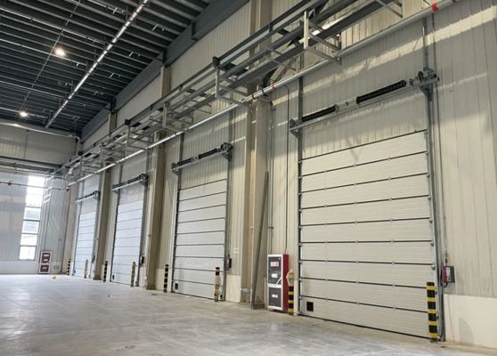 Best Industrial Door Manufacturer Direct Supply Sectional Steel Doors Lift Door with Foam-Filled Insulation and Automatic Formed Design