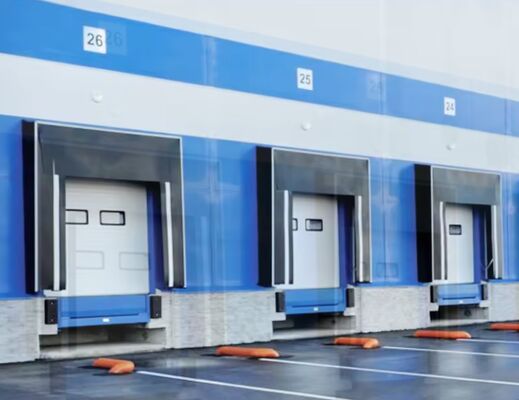 Adjustable Loading System built for industrial offering sealing Polyester Insulated Sectional Soft Sided Loading Dock Shelters