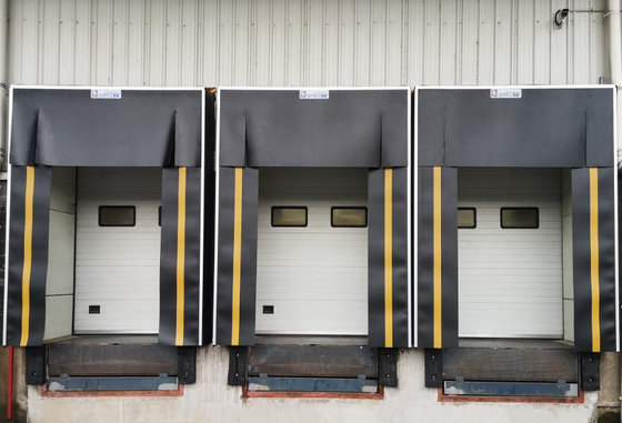 Galvanized Steel Liner Adjustable Loading System dock door shelter Industrial position durable and solution for warehouse loading areas