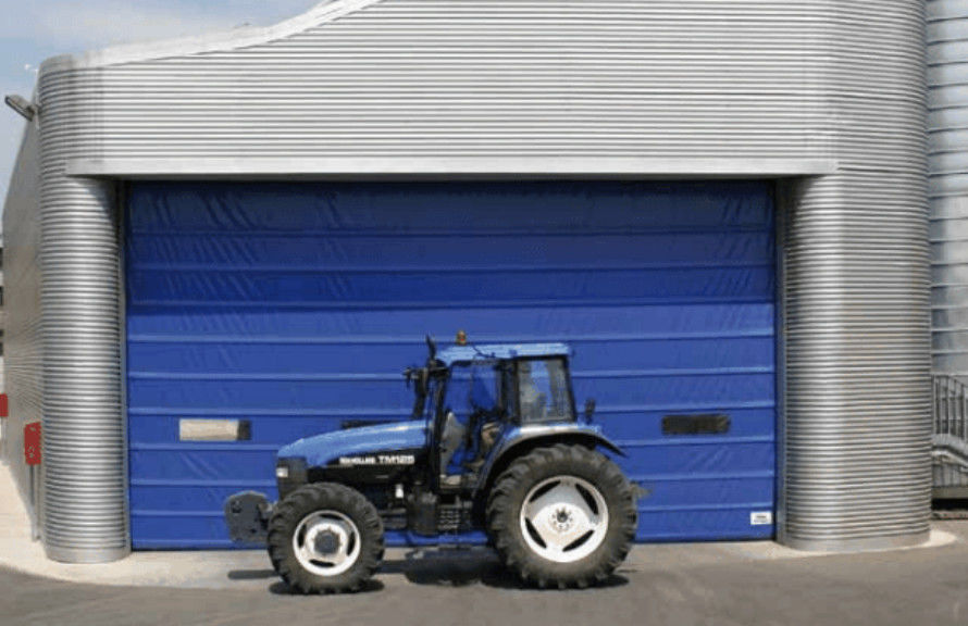 Высокая безопасность настройка высокая скорость ПВХ Roll Up Rapid Shutter Door 304 из нержавеющей стали