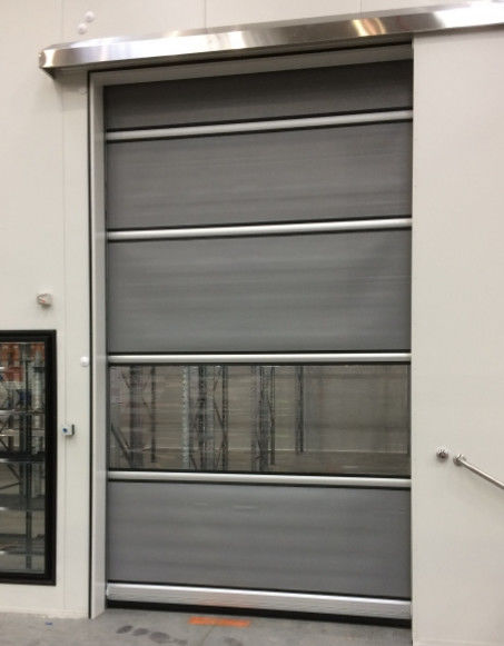 Специализированный высокоскоростной ПВХ Roll Up Rapid Shutter Zipper Door 304 из нержавеющей стали для безопасности