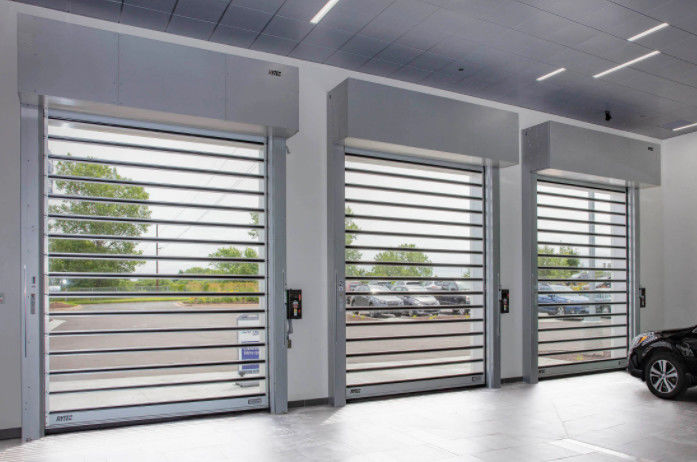 Индустрия парковочных гаражей. Быстрый жесткий алюминий. Высокое качество. Стабильный металл. Промышленные высокоскоростные спиральные ворота. Индивидуальная безопасность. Эффективность.