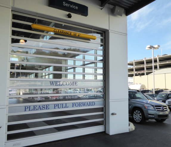 Aluminum Alloy Factory Direct 40mm Thick Windproof Workshop Sliding Door Electric Lifting Rolling High Speed Spiral Door